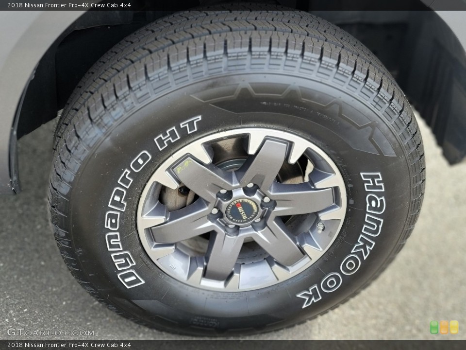 2018 Nissan Frontier Pro-4X Crew Cab 4x4 Wheel and Tire Photo #144310083
