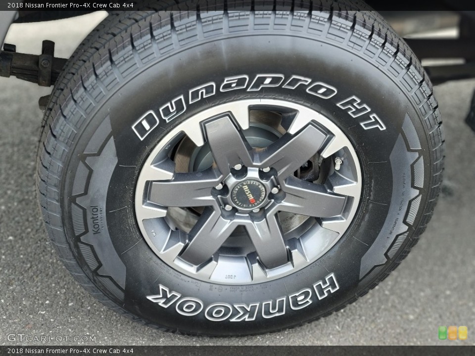 2018 Nissan Frontier Pro-4X Crew Cab 4x4 Wheel and Tire Photo #144310218