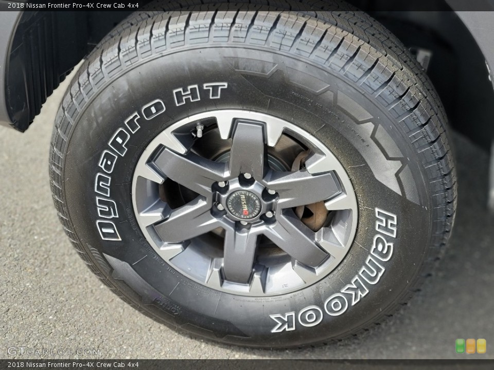 2018 Nissan Frontier Pro-4X Crew Cab 4x4 Wheel and Tire Photo #144310287