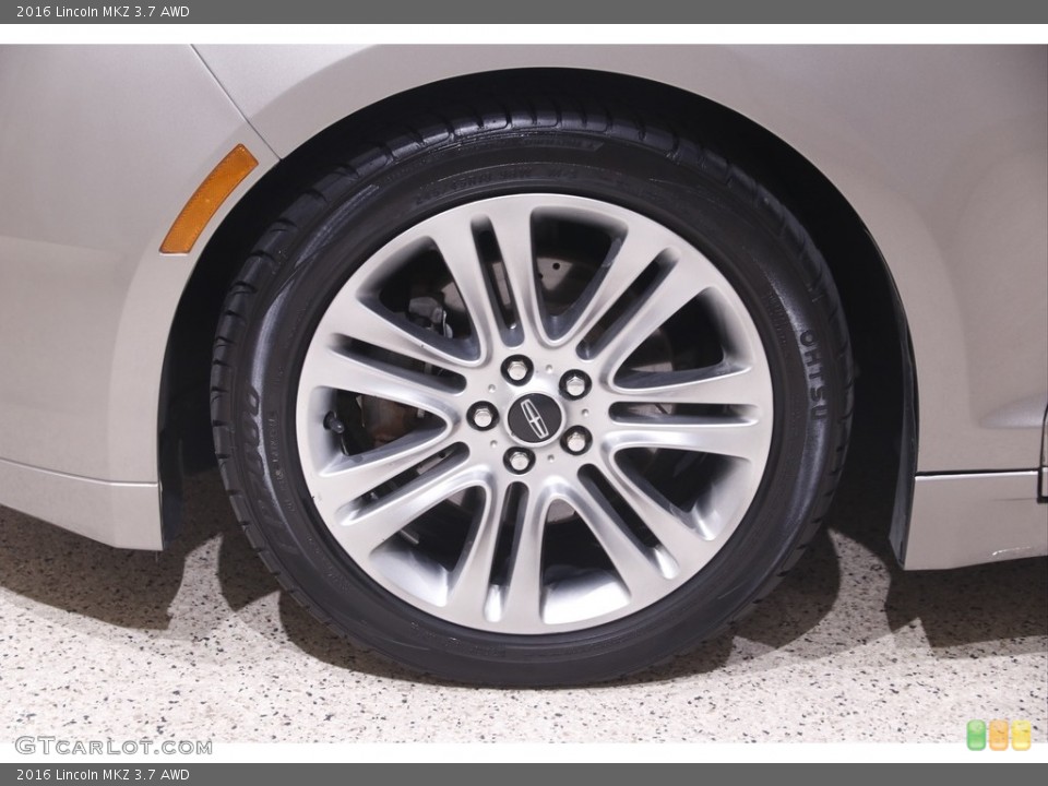 2016 Lincoln MKZ 3.7 AWD Wheel and Tire Photo #144317847