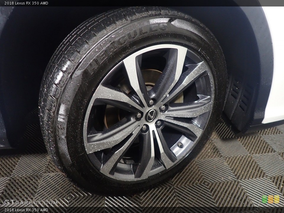 2018 Lexus RX 350 AWD Wheel and Tire Photo #144330049