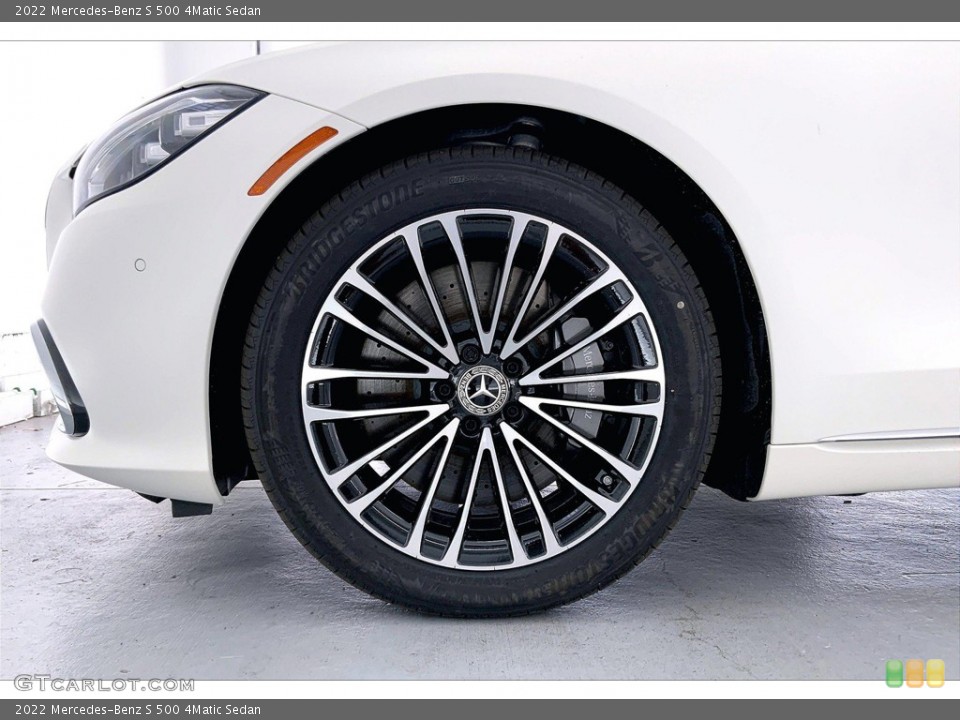 2022 Mercedes-Benz S 500 4Matic Sedan Wheel and Tire Photo #144338536
