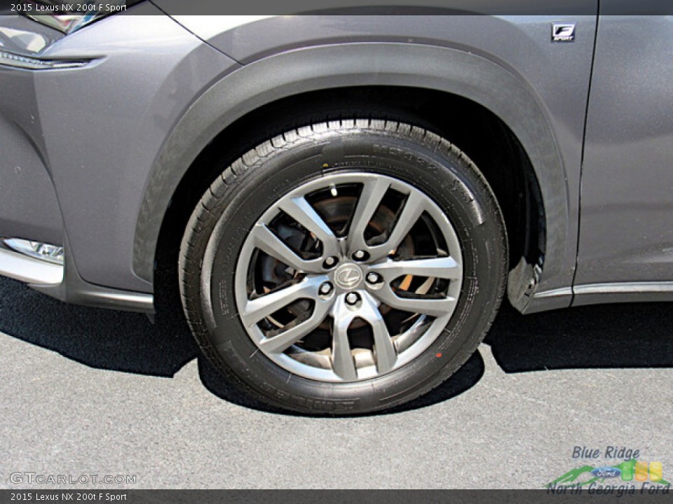 2015 Lexus NX 200t F Sport Wheel and Tire Photo #144340939