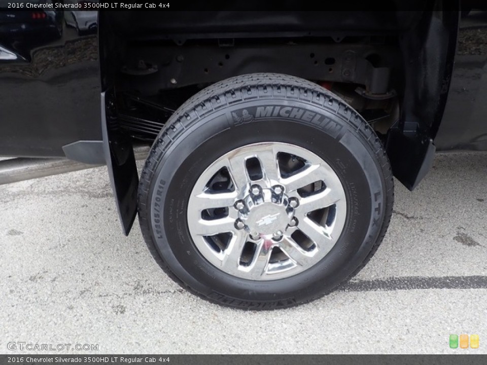 2016 Chevrolet Silverado 3500HD LT Regular Cab 4x4 Wheel and Tire Photo #144351272