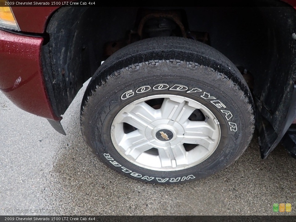 2009 Chevrolet Silverado 1500 LTZ Crew Cab 4x4 Wheel and Tire Photo #144367687