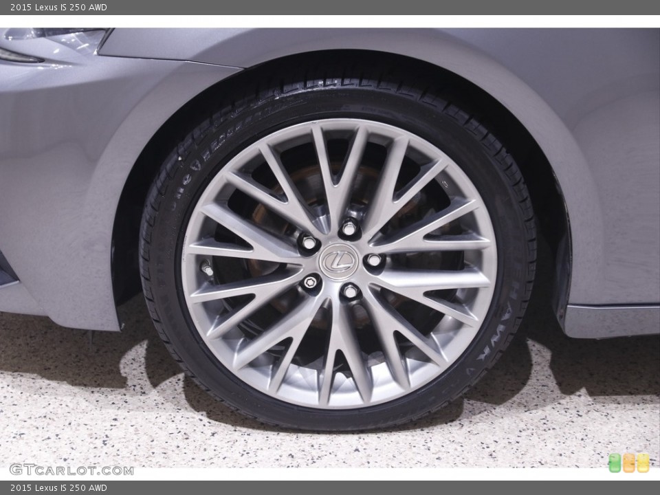 2015 Lexus IS 250 AWD Wheel and Tire Photo #144373867