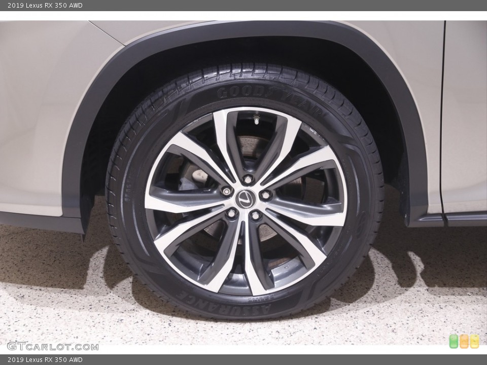 2019 Lexus RX 350 AWD Wheel and Tire Photo #144380093