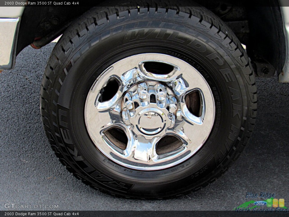 2003 Dodge Ram 3500 ST Quad Cab 4x4 Wheel and Tire Photo #144392804