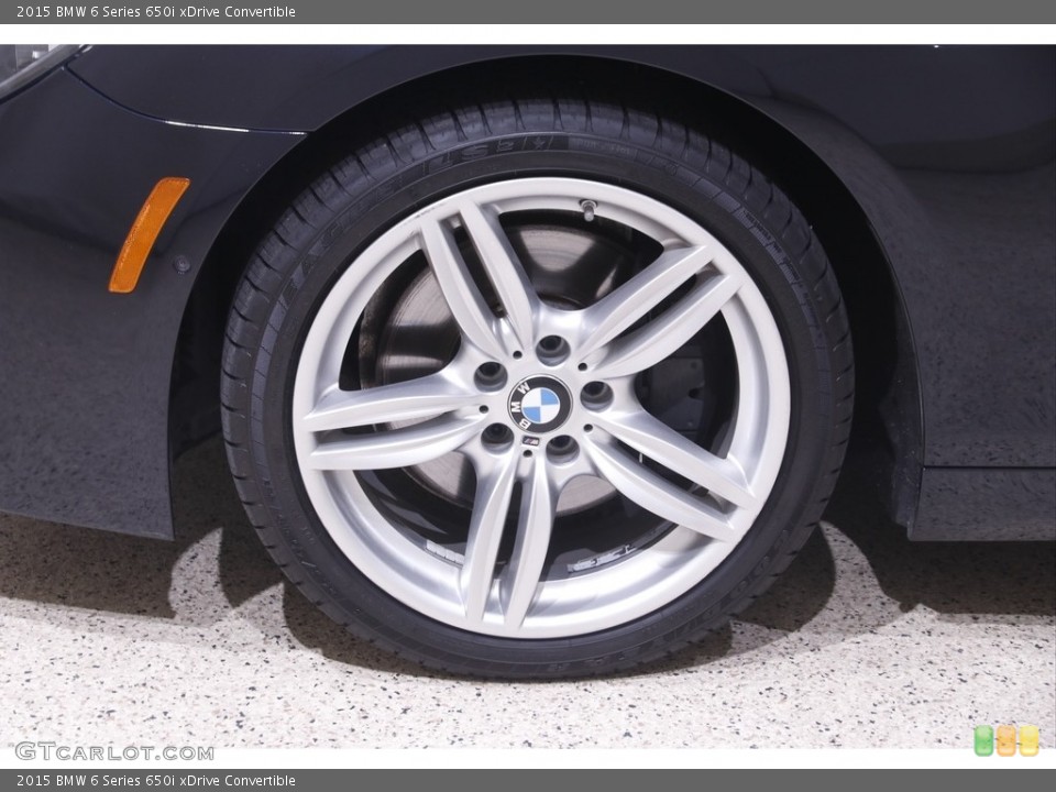 2015 BMW 6 Series 650i xDrive Convertible Wheel and Tire Photo #144399465