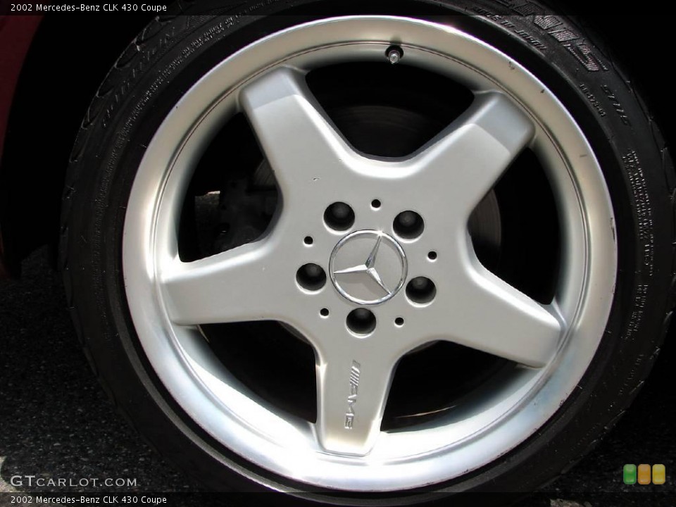 2002 Mercedes-Benz CLK 430 Coupe Wheel and Tire Photo #14440643
