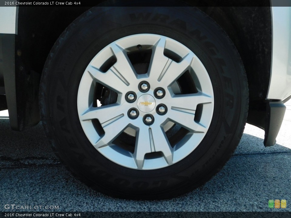 2016 Chevrolet Colorado LT Crew Cab 4x4 Wheel and Tire Photo #144406818