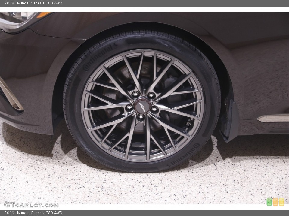 2019 Hyundai Genesis G80 AWD Wheel and Tire Photo #144427867
