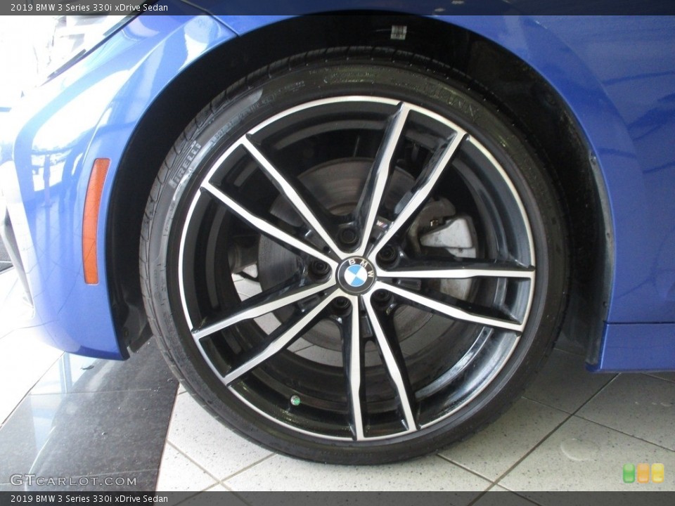 2019 BMW 3 Series 330i xDrive Sedan Wheel and Tire Photo #144428149