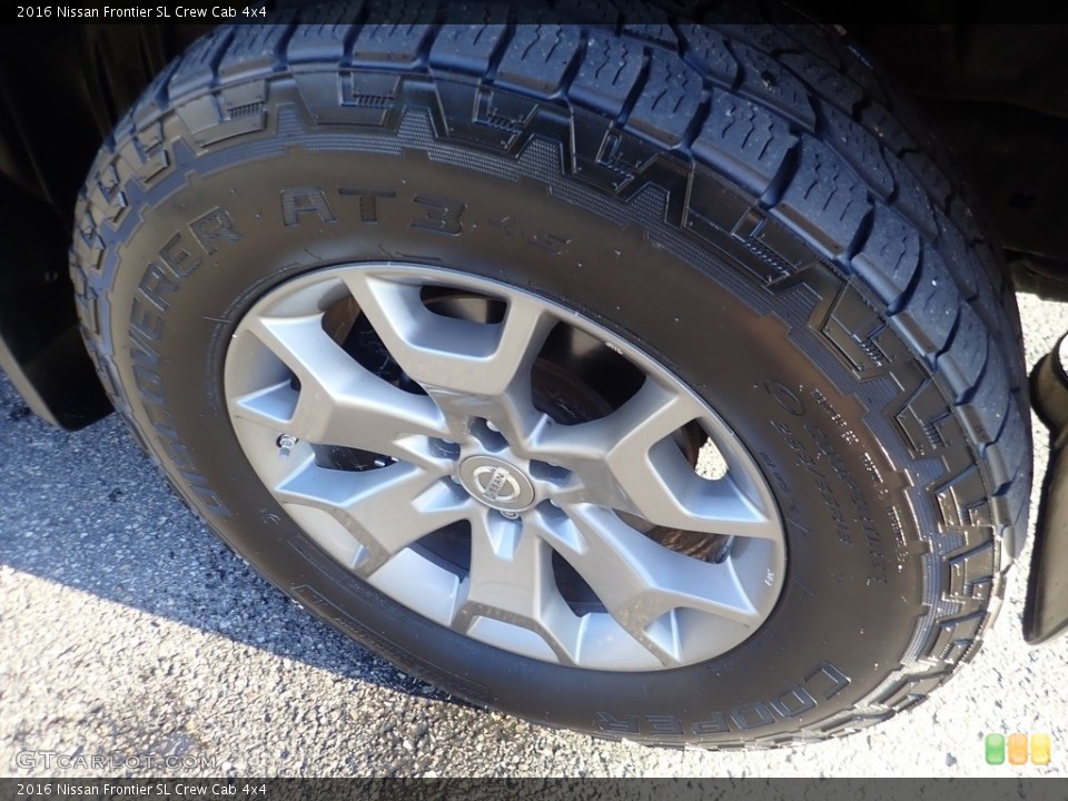 2016 Nissan Frontier SL Crew Cab 4x4 Wheel and Tire Photo #144445778