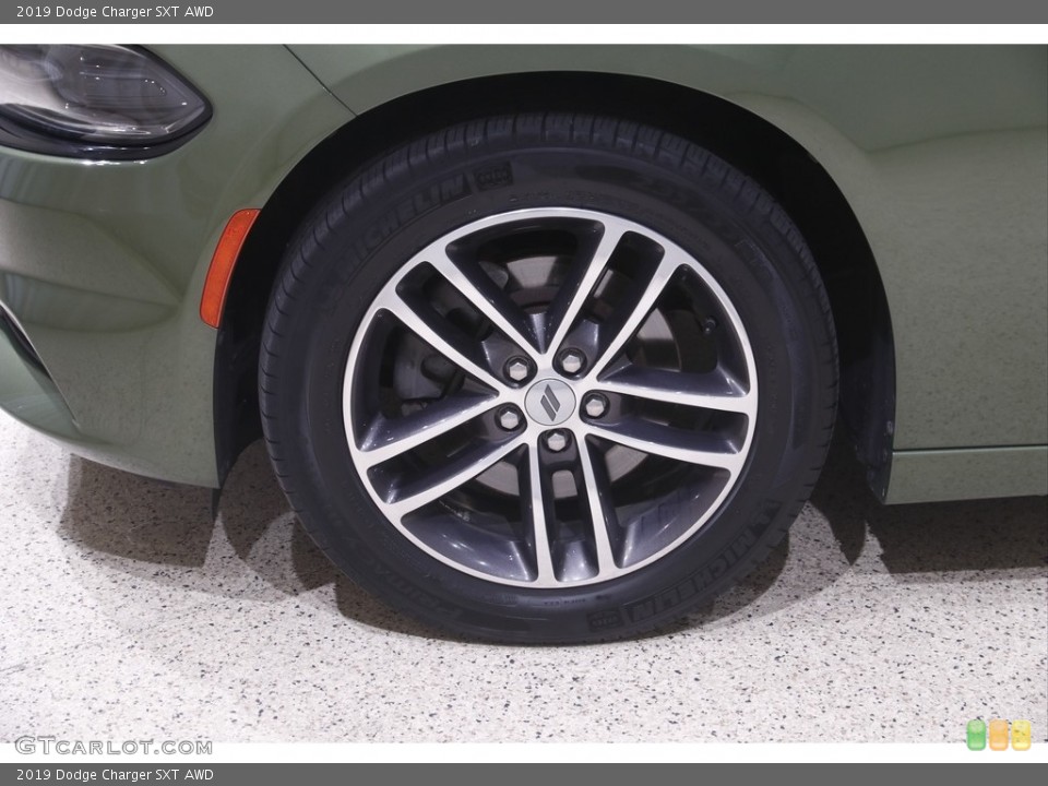 2019 Dodge Charger SXT AWD Wheel and Tire Photo #144453088