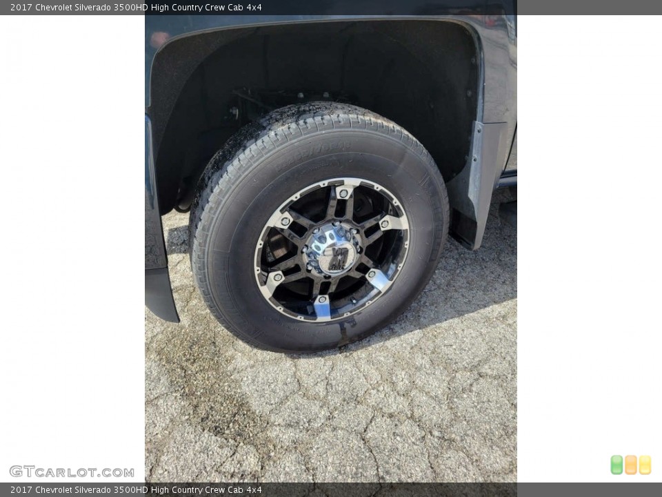 2017 Chevrolet Silverado 3500HD Custom Wheel and Tire Photo #144458855