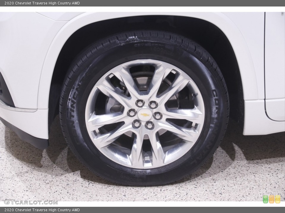 2020 Chevrolet Traverse High Country AWD Wheel and Tire Photo #144474505