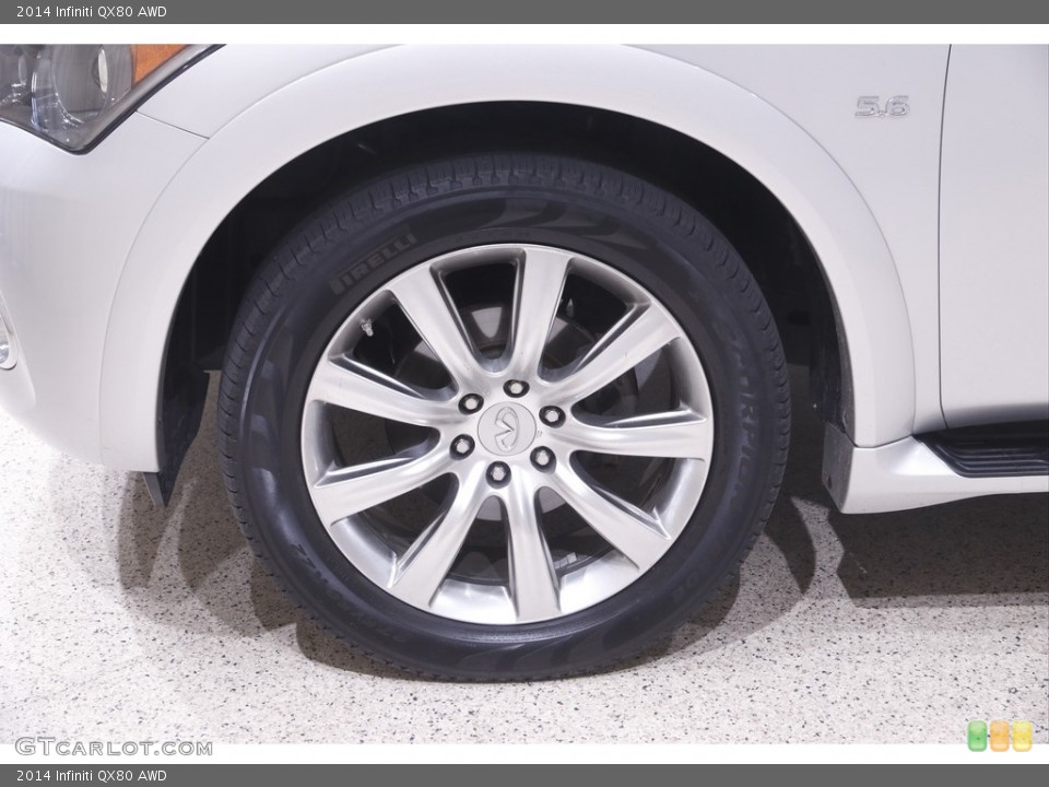 2014 Infiniti QX80 AWD Wheel and Tire Photo #144484162