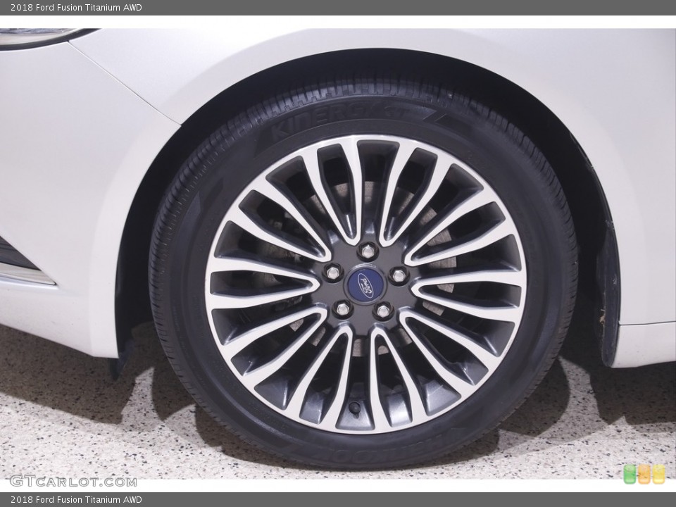 2018 Ford Fusion Titanium AWD Wheel and Tire Photo #144488508