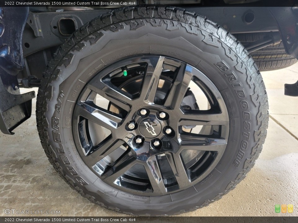 2022 Chevrolet Silverado 1500 Limited Custom Trail Boss Crew Cab 4x4 Wheel and Tire Photo #144491809