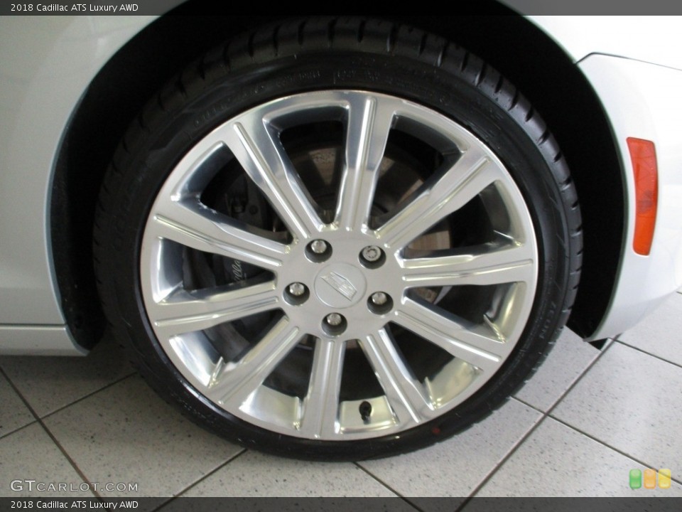 2018 Cadillac ATS Luxury AWD Wheel and Tire Photo #144510294