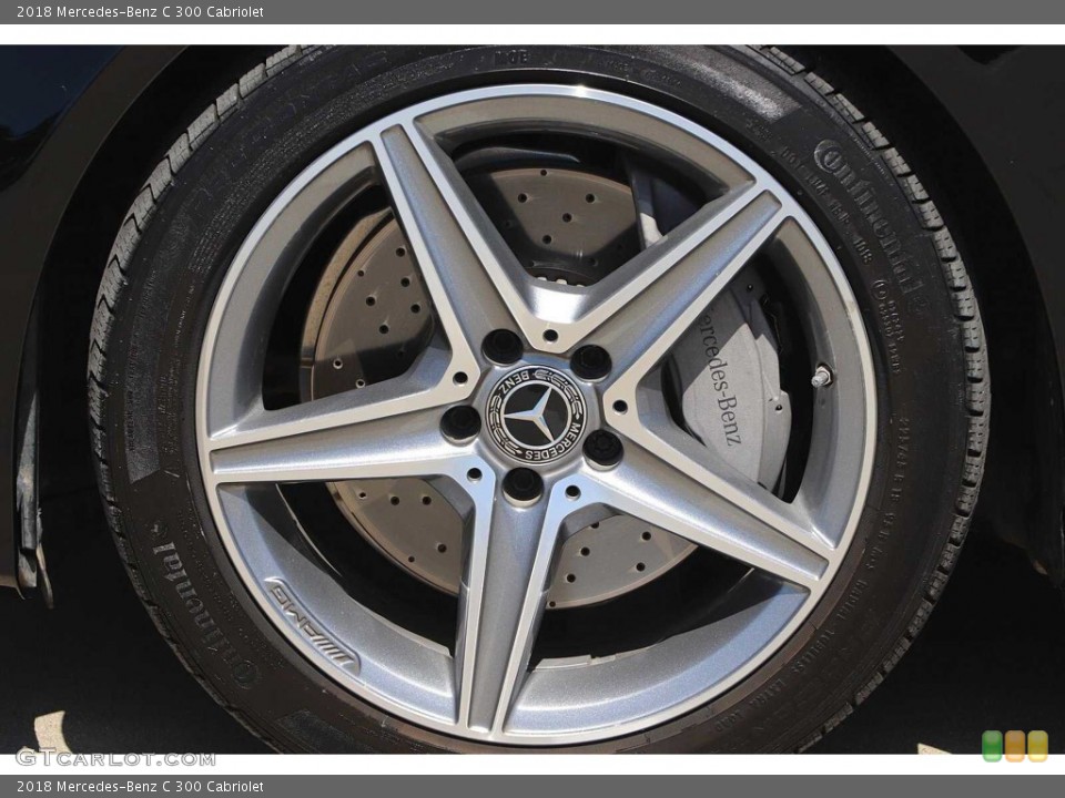 2018 Mercedes-Benz C 300 Cabriolet Wheel and Tire Photo #144525844