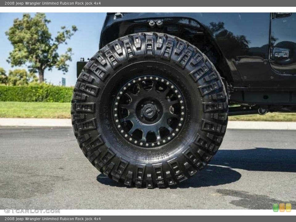 2008 Jeep Wrangler Unlimited Rubicon Rock Jock 4x4 Wheel and Tire Photo #144533416