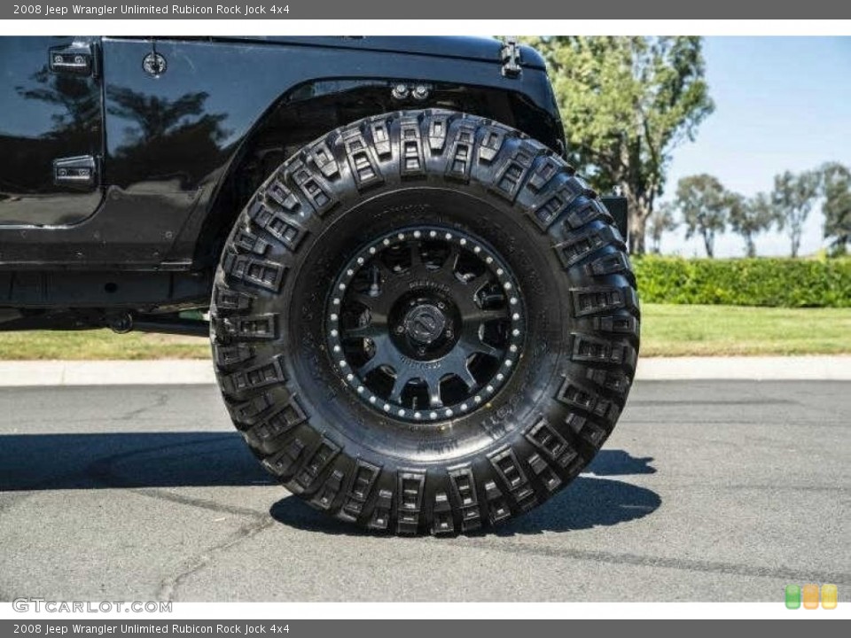 2008 Jeep Wrangler Unlimited Rubicon Rock Jock 4x4 Wheel and Tire Photo #144533611