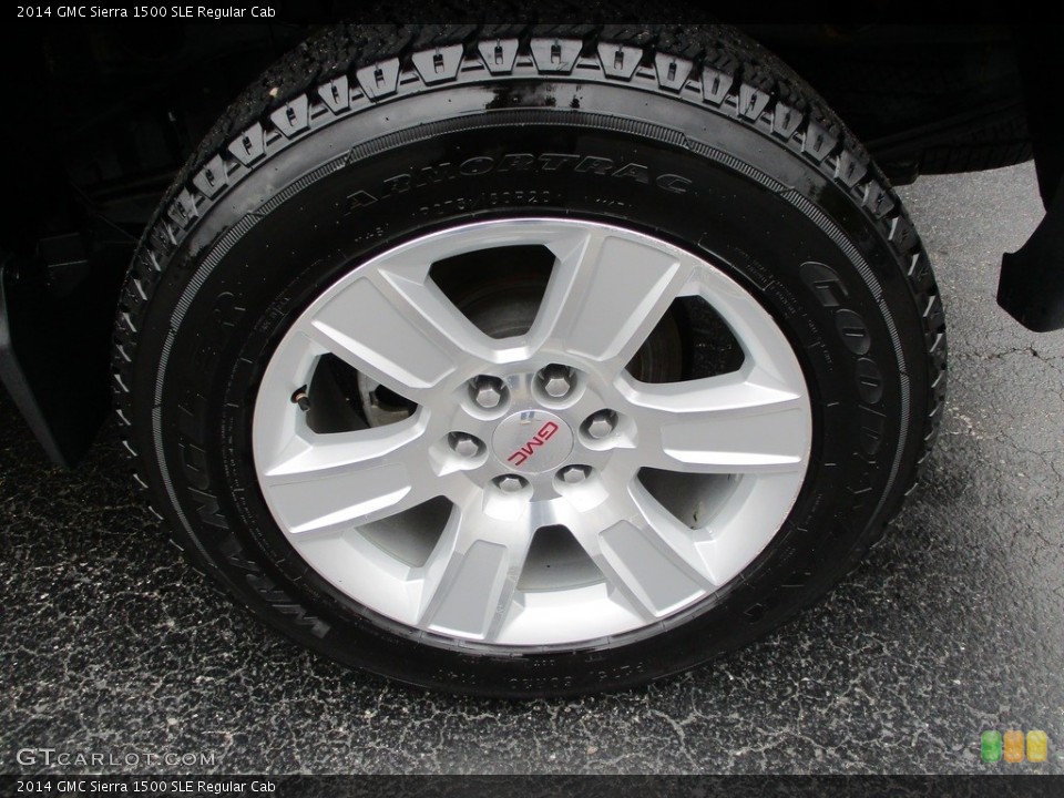 2014 GMC Sierra 1500 SLE Regular Cab Wheel and Tire Photo #144536848