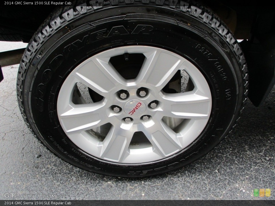 2014 GMC Sierra 1500 SLE Regular Cab Wheel and Tire Photo #144536875