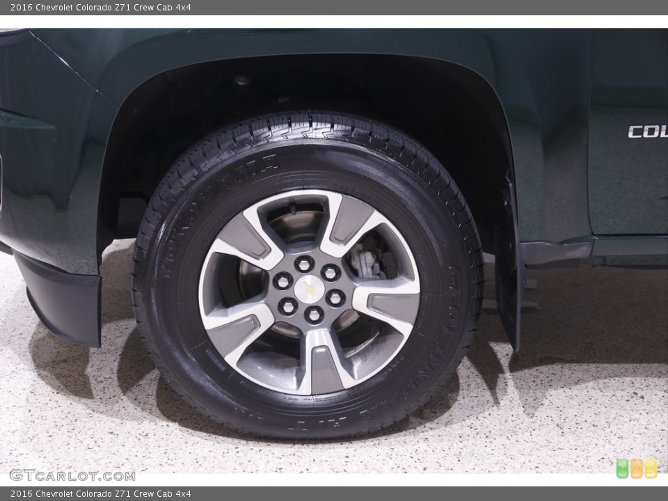 2016 Chevrolet Colorado Z71 Crew Cab 4x4 Wheel and Tire Photo #144539014