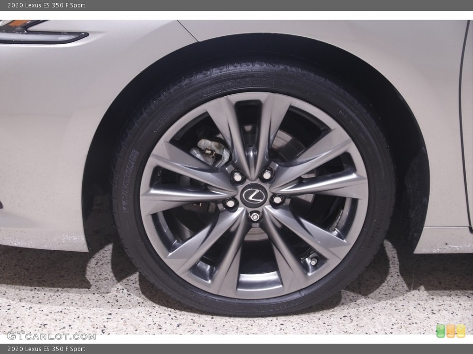 2020 Lexus ES 350 F Sport Wheel and Tire Photo #144566814