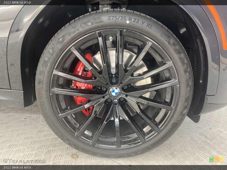 2022 BMW X6 M50i Wheel and Tire Photo #144570286