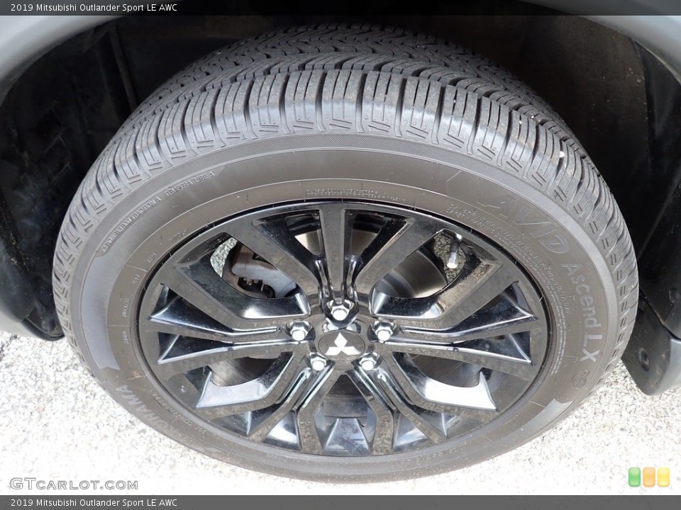 2019 Mitsubishi Outlander Sport LE AWC Wheel and Tire Photo #144583685