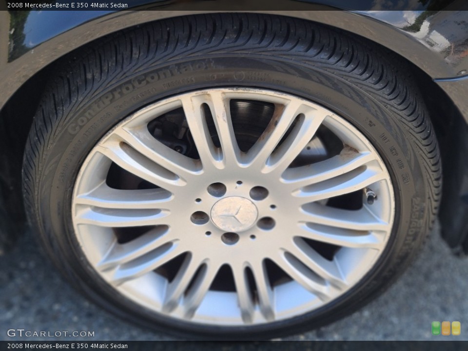 2008 Mercedes-Benz E 350 4Matic Sedan Wheel and Tire Photo #144592749