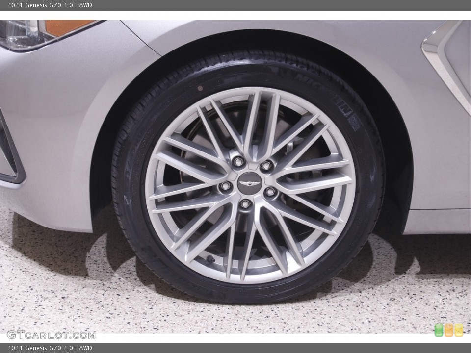 2021 Genesis G70 2.0T AWD Wheel and Tire Photo #144602213