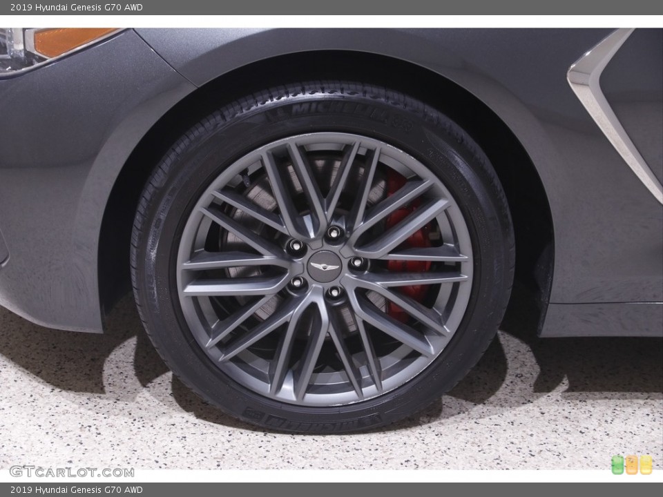 2019 Hyundai Genesis G70 AWD Wheel and Tire Photo #144602620