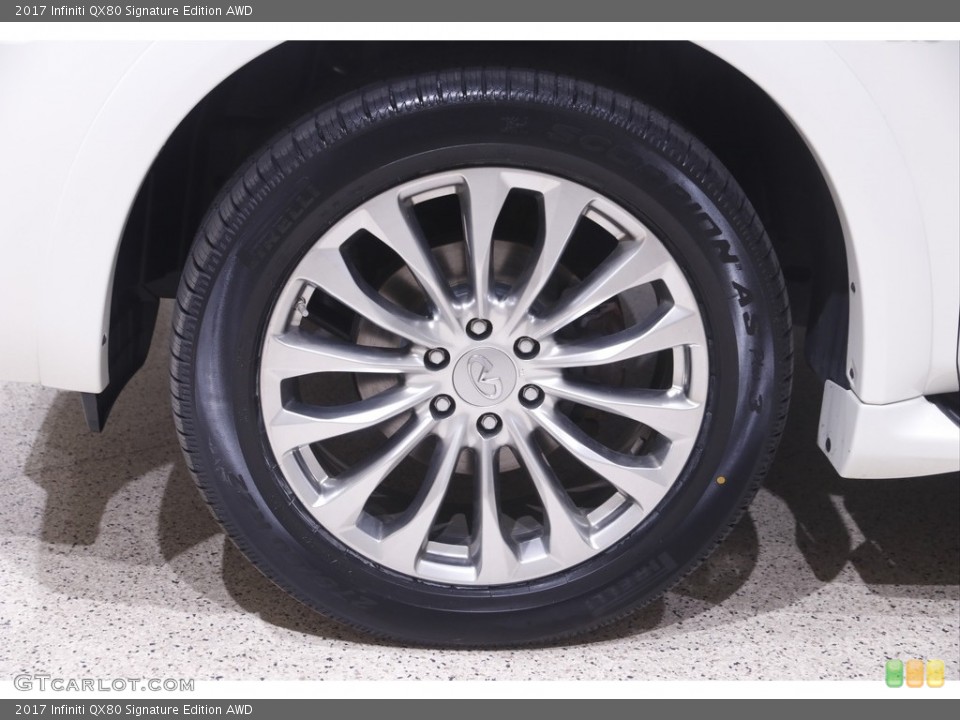 2017 Infiniti QX80 Signature Edition AWD Wheel and Tire Photo #144609417