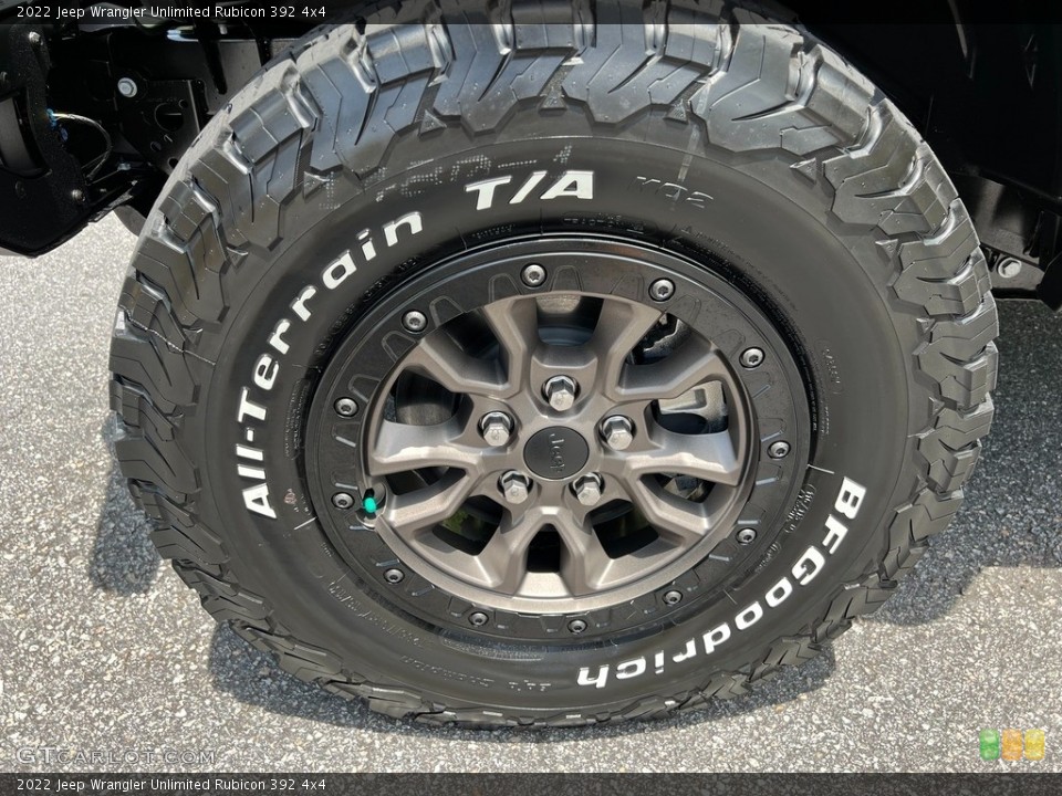 2022 Jeep Wrangler Unlimited Rubicon 392 4x4 Wheel and Tire Photo #144614420