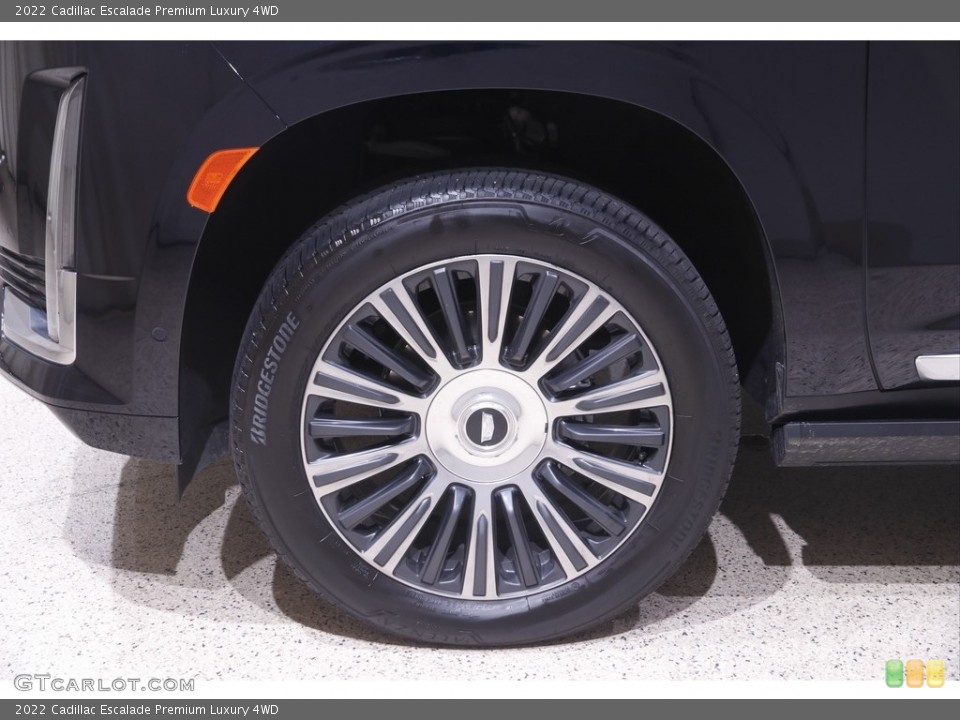 2022 Cadillac Escalade Premium Luxury 4WD Wheel and Tire Photo #144619343