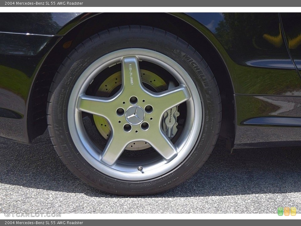 2004 Mercedes-Benz SL 55 AMG Roadster Wheel and Tire Photo #144620188