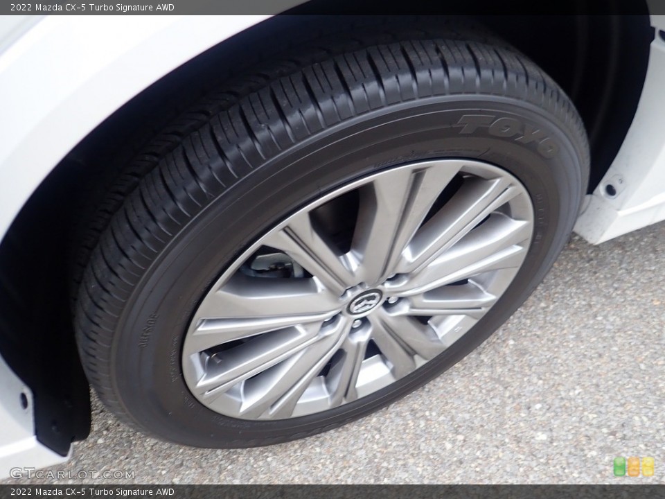 2022 Mazda CX-5 Turbo Signature AWD Wheel and Tire Photo #144623428