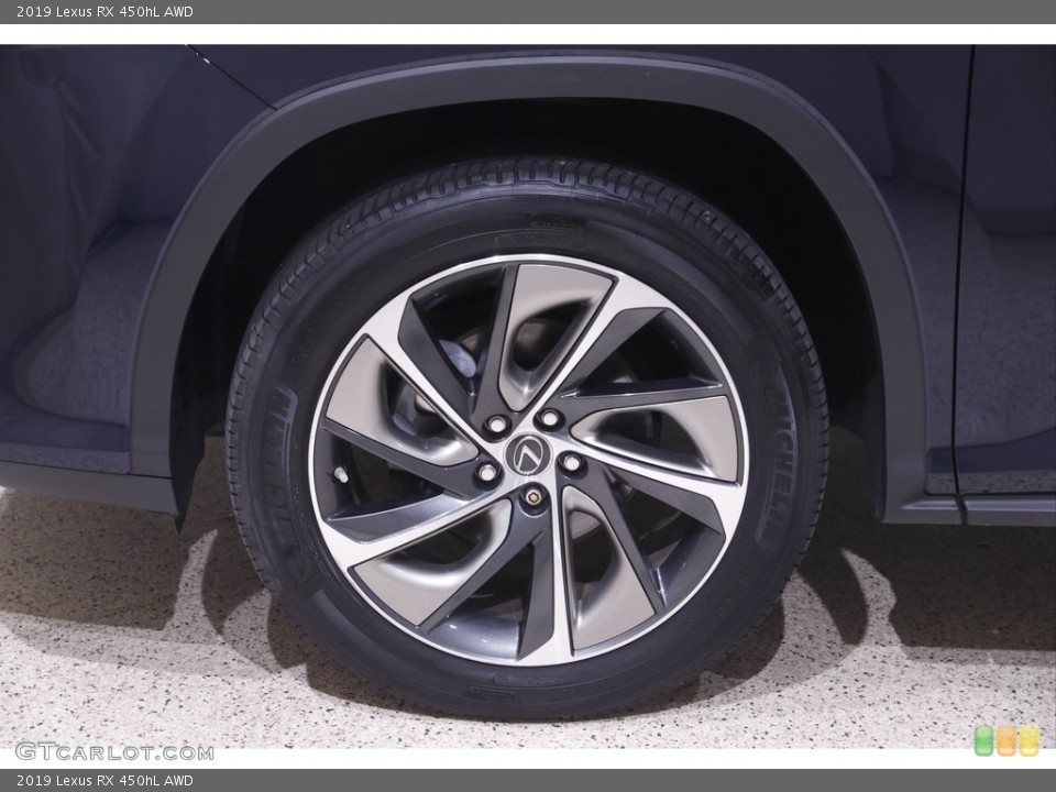 2019 Lexus RX 450hL AWD Wheel and Tire Photo #144631616