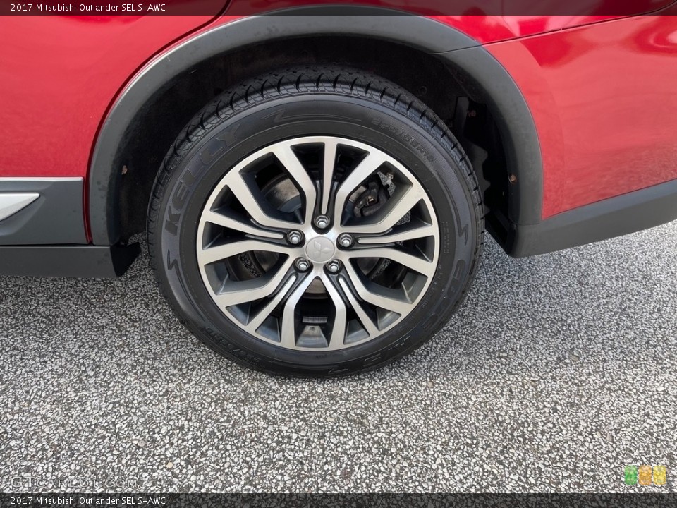 2017 Mitsubishi Outlander SEL S-AWC Wheel and Tire Photo #144637413
