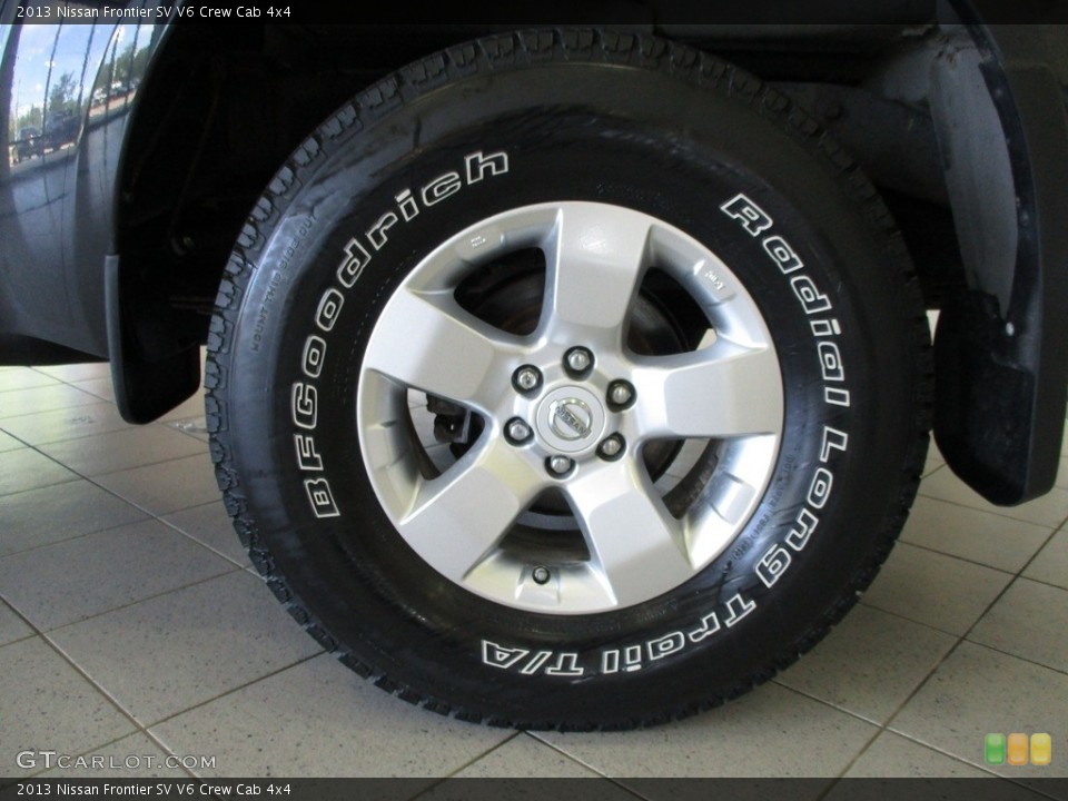 2013 Nissan Frontier SV V6 Crew Cab 4x4 Wheel and Tire Photo #144645935