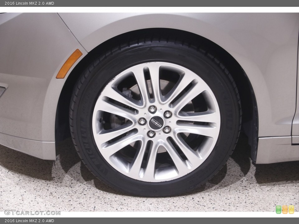 2016 Lincoln MKZ 2.0 AWD Wheel and Tire Photo #144646883