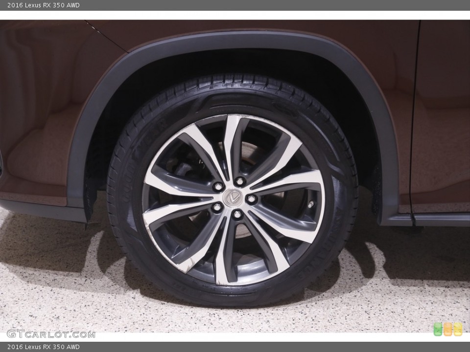 2016 Lexus RX 350 AWD Wheel and Tire Photo #144647210