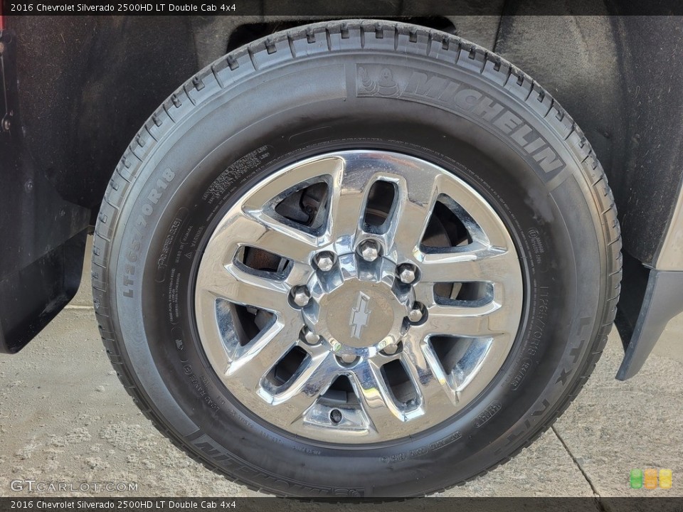 2016 Chevrolet Silverado 2500HD LT Double Cab 4x4 Wheel and Tire Photo #144648997