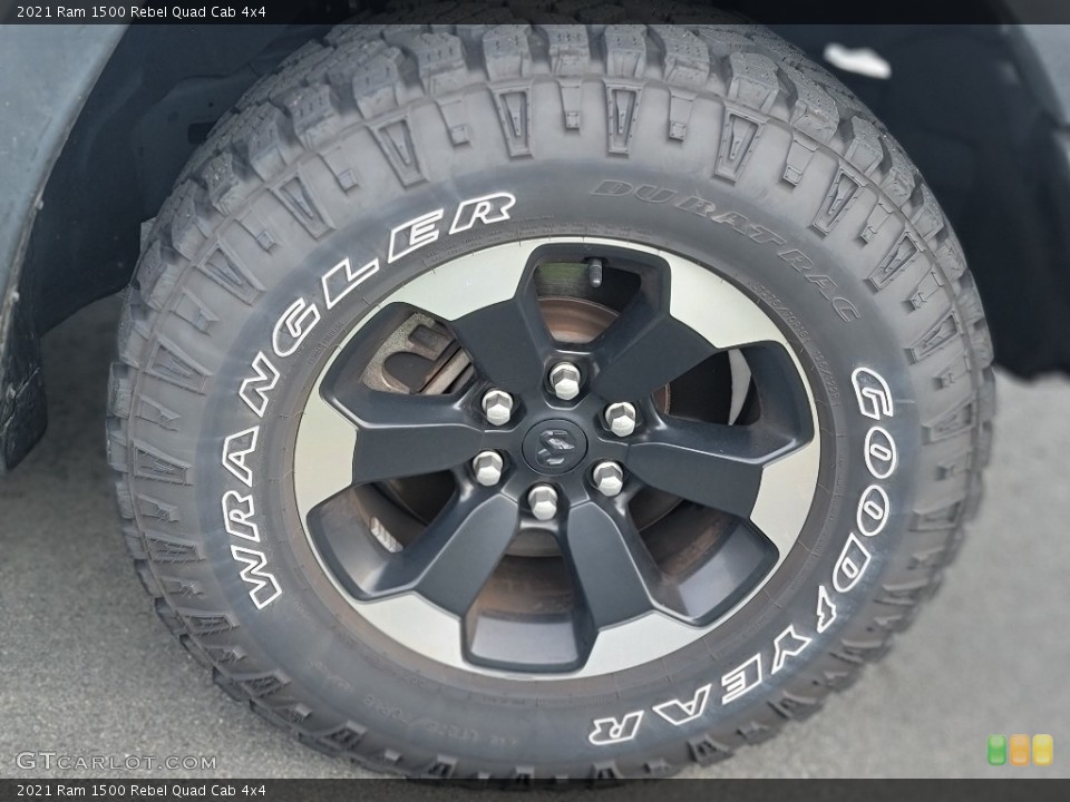 2021 Ram 1500 Rebel Quad Cab 4x4 Wheel and Tire Photo #144657038