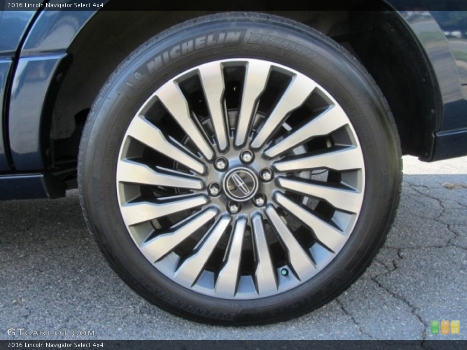 2016 Lincoln Navigator Select 4x4 Wheel and Tire Photo #144657566